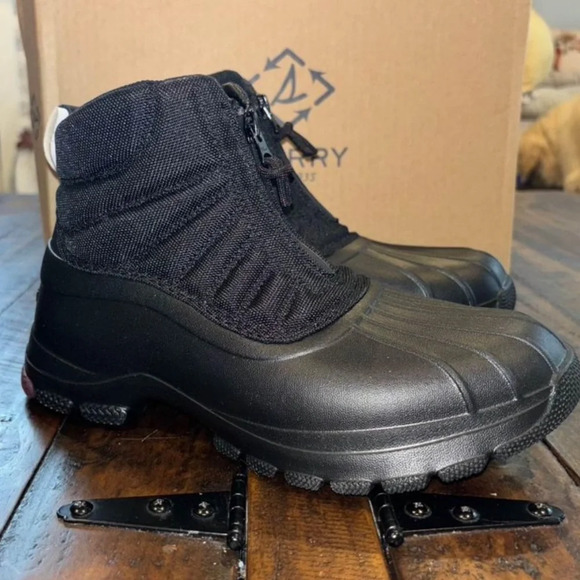 Sperry Black Women's Winter Boots - Picture 2 of 9